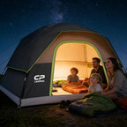 Tents for Camping 6 Person Tent Waterproof Windproof Double Layer Family Camping Tent, Easy Setup Dome Tent with Large Mesh Windows & Wider Door for Outdoor Camping & Hiking