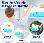 20 Pcs 1.3 Gallon Collapsible Water Emergency Container Bag 26 Gallon Freezable BPA Free Food Grade Clear Plastic Storage Foldable Bottle for Camping Riding