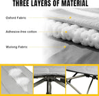 YELLOW JACKET Camping Cot with Mattress for Adults, Camping Cot for Adults with Cushion and Pillow Portable Folding Bed with Carry Bag for Camp, Home, Office, Travel, Black Supports 450 Lbs