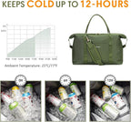 Ceneda Large Cooler Bag 30/40 Can Insulated Soft Leakproof Tote Cooler Bag - Beach,Travel,Camping,Lunch for Women and Men