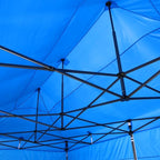 COBIZI 10x20 Pop Up Canopy Without Sidewall,Heavy Duty Canopy UPF 50+ All Season Wind Waterproof Commercial Outdoor Wedding Party Tents for Parties Canopy Gazebo with Roller Bag(10 x 20 ft Black)