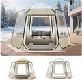 VEVOR Pop up Sports Tent, 8 Sizes Optional Clear Bubble Tent for 1-6 Person, Waterproof Outdoor Pod with Floor Mat & Top Cover, Garden Igloo Dome Tents Camping Shelter for Sports Watching