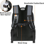 MATEIN Cooler Backpack, 26 Cans Insulated Lunch Backpack for Men Women, Leakproof Double Layer Lunch Cooler Bag Lightweight Soft Lunch Backpack with Cooler Compartment, Beach Camping Hiking Beer Gifts