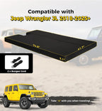 Xprite Upgraded 3" Thick Premium Foam Mattress, Foldable Trunk Sleeping Platform Compatible with 2018-2025 Jeep Wrangler JL 4 Door, Portable Camping & Overlanding Bed