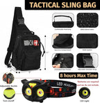 Survival Kit, 294 Pcs Survival Gear First Aid Kit with Molle System Compatible Bag and Emergency Tent, Emergency Kit for Earthquake, Outdoor Adventure, Hiking, Hunting, Gifts for Men Women