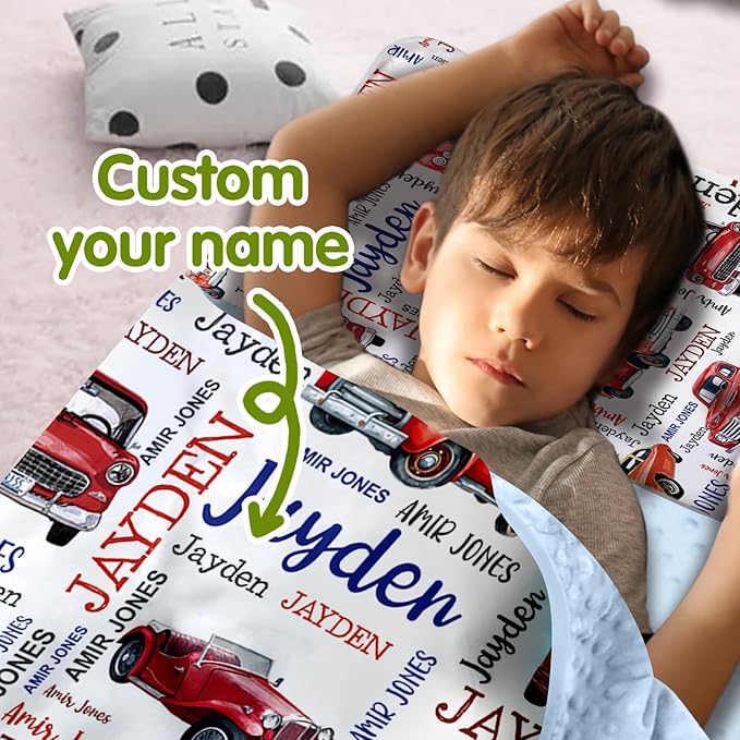 Personalized Toddler Nap Mat for Preschool, Custom Name Kids Sleeping Bag for Daycare, Kindergarten Roll Up Sleeping Mat with Removable Pillow and Soft Blanket, Fun Themes for Boys & Girls