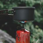 Ultralight Backpacking Stove Portable Pocket Stove Titanium Camping Gas Burner only 26g with 1 Extra Backup O-Ring