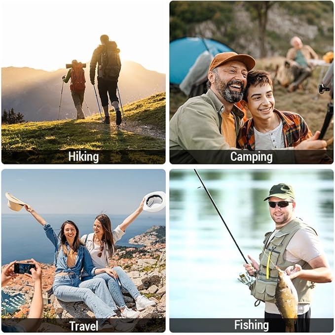 4-6 Person Teepee Hot Tent with Stove Jack Camping Pyramid Teepee Tent for Camping Backpacking Hiking