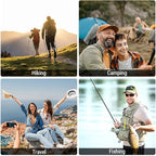 4-6 Person Pyramid Tipi Hot Tent for Camping, Backpacking, Fishing, Wilderness Exploration, Hunting