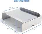 Heat Deflector for Pit Boss 700 820 850 Series, Stainless Steel Flame Tamer for Pit Boss 1000 1150 1250 1300 1600 Series Pellet Smoker Grill, Heat Baffle Diffuser for Pit Boss Replacement Parts