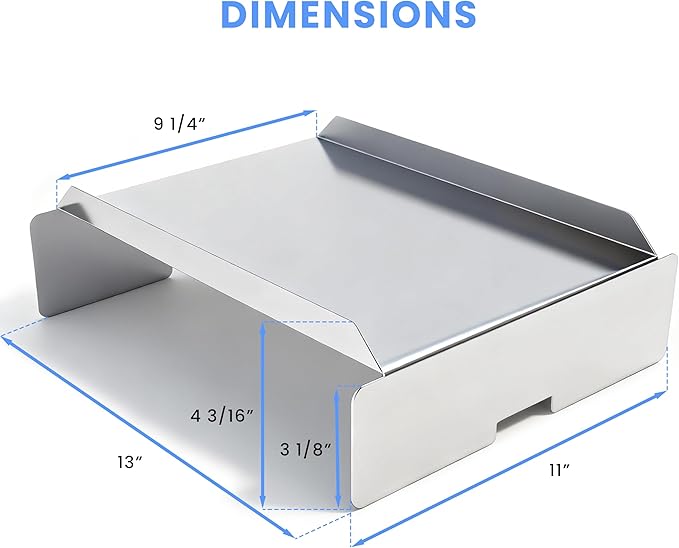 Heat Deflector for Pit Boss 700 820 850 Series, Stainless Steel Flame Tamer for Pit Boss 1000 1150 1250 1300 1600 Series Pellet Smoker Grill, Heat Baffle Diffuser for Pit Boss Replacement Parts