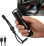 Headlamp, USB C Rechargeable Battery Powered Head Lamp LED Flashlight with Clip Magnetic Base, 1000 Lumens Zoomable Aluminum Headlamp IPX4 Waterproof for Hard Hat Working Running Hiking