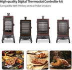 Digital Thermostat Control Board Kit Replacement for Pit BOSS 5 Series Vertical Pellet Smoker with LCD Display, Equipped with Hot Rod Ignitor, RTD Temperature Probe Sensor and Meat Temperature Probes