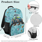 Tractor Backpack and Lunch Box Set Elementary School Backpack for Boys Cool Teen Daycare Schoolbag Rucksack Laptop Bags