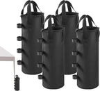 140 LBS Top Zipper Sand Bags for Canopy Legs, Canopy Weights Set of 4, Extra Large Sand Bags for Weights, Pop up Canopy Tent, Gazebo, Carport, RV Awning, Outdoor Sun Shelter(Without Sand)