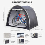 Cycling Storage Tent - Outdoor Waterproof Shelter, Bicycle Cover | Dustproof Travel Shed Organizer, Protective Garden Equipment Holder for Kids Adults Sports Utility Use Accessoire Tools