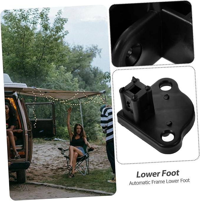 Gatuida 8pcs Camping Tent Foot Bracket Kit Easy Install Awning Bracket for Rv Awnings and Folding Umbrellas Material Design for Weather Use