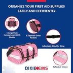 Dixigear First Responder On Call Trauma Bag W/Reflectors (Pink)