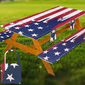 Picnic Table Cover with Bench Covers Table Cloth Tablecloth Summer Outdoor Rv Patio Tent Camping Glamping Campsite Camper Essentials Accessories Items Gear Gadgets Stuff Necessities Supplies Must Have
