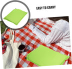 POPETPOP 4pcs Self-Inflating Outdoor Cushion Pad Portable Camping Sleeping Mat for Hiking Stadium and Picnics Moisture-Resistant Design Compact Easy Setup