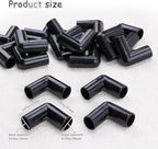 ZORZA 20Pcs 90° Corner Tent Connector 2 Way Plastic Canopy Parts and Accessories with 0.63" ID Essential Tent Frame Replacement Parts for Enhanced Stability