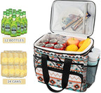Cooler Bag Insulated Picnic Bag Large Lunch Box Reusable Tote Bag Soft Sided Portable Beach Cooler Grocery Camping