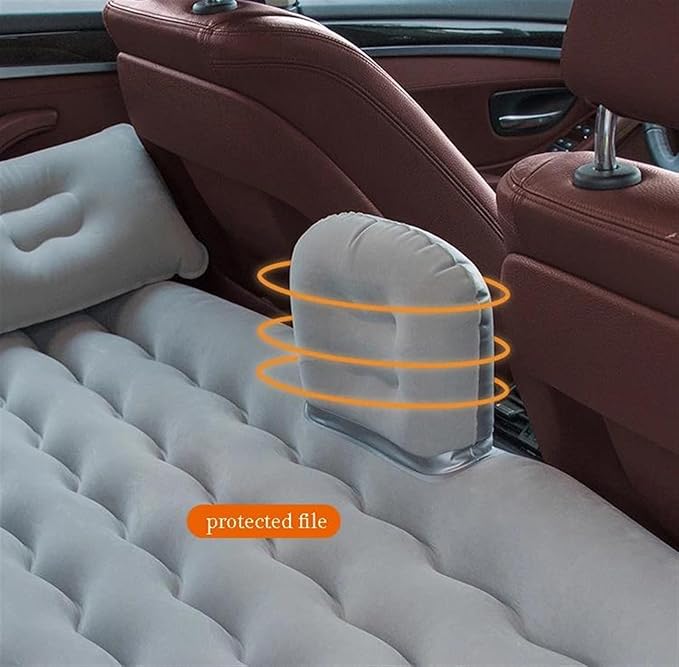 Inflatable Mattress, Car Camping Mattress, SUV Inflatable Mattress, Outdoor Travel Sleeping Pad, Anti-Noise Inflatable Mattress (Black)