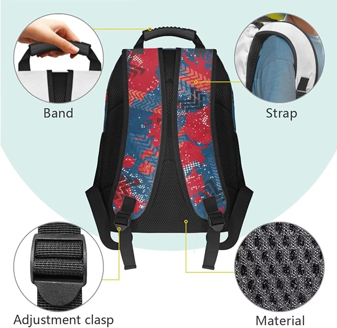 1st Grade Backpack Boys Truck Backpack and Lunch Box Set Boys Lightweight 17 Inch Elementary Back to School Supplies Daypack Bag
