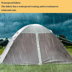 Backpacking Tent 2 Person/3 Person Waterproof Lightweight Double Layer Free-Standing Aluminum Pole Beach Canopy Tent for Outdoor Camping Hiking 4 Season Tent (Color : B, Size : 3 Person)