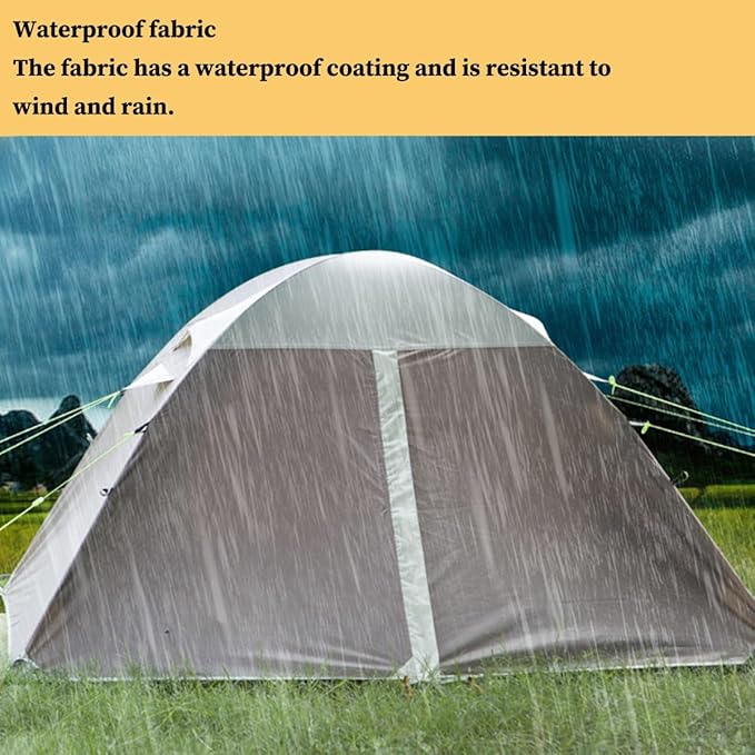 Backpacking Tent 2 Person/3 Person Waterproof Lightweight Double Layer Free-Standing Aluminum Pole Beach Canopy Tent for Outdoor Camping Hiking 4 Season Tent (Color : B, Size : 3 Person)