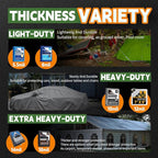 RAINDEWAY Tarps Heavy Duty Waterproof 20x30 Feet,10Mil Thick Multipurpose Large Tarp Cover with Metal Grommets and Reinforced Edges,Silver/Brown Tarp