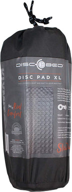 Disc-O-Bed XL Quilted Disc-Pad, Portable Camping Cot Accessory Inflatable Mattress Sleeping Pad with Patch Kit and Carry Bag, Gray