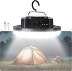 10000mAh Rechargeable Tent Light 3 Lighting Modes, 4000LM LED Portable Camping Lantern, IPX5 Waterproof, 30W Hanging Tent Light with Magnet, for Emergency & Gift