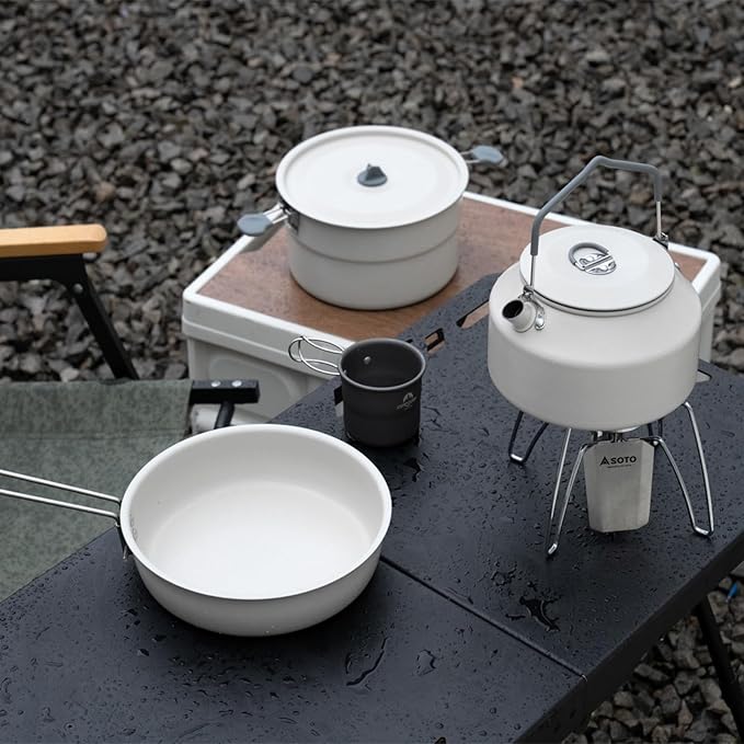 Outdoor Camping Pots Frying Pan with Folding Handle Aluminum Cooking Tableware for Hiking Picnics Fishing Mountaineering Outdoor Cooking Tableware for Hiking