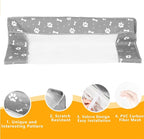 Dog Playpen Mesh Top Cover for 36" Inch Pet Playpen with 4 Panels, Dog Crate Cover Pet Tent Puppy Play Pen Cover, Ideal for Indoor/Outdoor Use. Note: Playpen Not Included (Gray)
