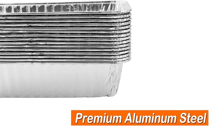 MixRBBQ 20-Pack Grease Liners Heavy-Duty Disposable Aluminum Foil Drip Pans for Camp Chef Portable Grill