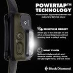 BLACK DIAMOND Spot 400 Headlamp | 400 Lumens Brightness, Dimmable | Waterproof & Durable | 3X AAA Battery Operated (Included) | Dark Olive