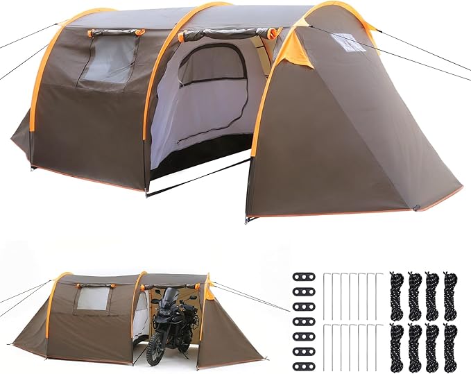 Oxford 2-Person Backpacking Tent Windproof 4 Season Tent Rainproof Waterproof Tent for Camping Hiking Cycling