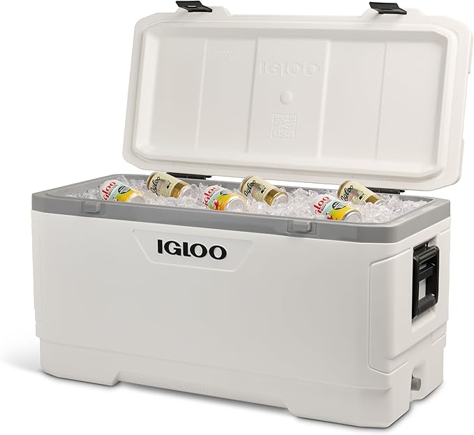Igloo Marine Cooler | Insulated Hard Shell Ice Chest |Great for Fishing, Camping, Boating, & More