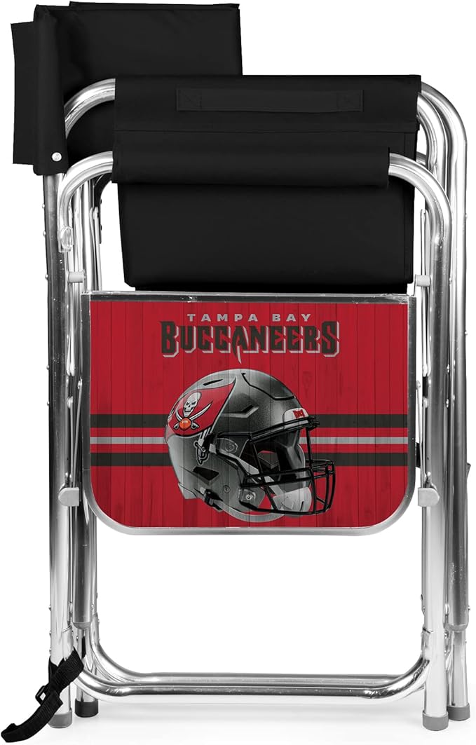 Picnic TIME NFL Unisex-Adult NFL Sports Chair with Side Table, Beach Chair, Camp Chair for Adults