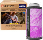 PHOOZY Insulated Can Cooler for Tall 16oz Cans with NASA-Inspired Technology - Patented Koozie That Keeps Drinks Cold 10x Longer - Lightweight Beer Koozie for Outdoor Adventures - Pink