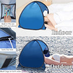 Beach Sun Shelters,Instant Sun Shade Canopy Head PopUp Canopy Automatic Shade Tent for Camping Hiking Picnic Portable Sun Shelter Windproof Waterproof with Mobile Phone Stand