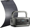 ALLPOWERS VOLIX P300 Portable Solar Generator:300W (600W Peak)/256Wh,LiFePO4 Battery,UPS<20ms,Fast Charge to 80% in 1h Includes SF100 100W Flexible Solar Panel for Home,Emergencies&Outdoor Use