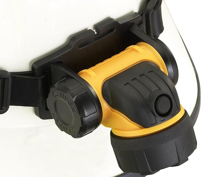 Streamlight 61050 Trident 80-Lumen LED Headlamp with Elastic Head Strap, and Rubber Hard Hat Strap, Yellow