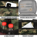 Leakproof Reusable Insulated Cooler Lunch Bag Army Camouflage Camo Pattern Picnic Lunch Box for Women Men Cooler Tote Office Work Camping Beach 24 Can 15L