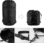TRIWONDER Compression Sack Nylon Compression Stuff Sack Compression Stuff Sack Sleeping Bag Stuff Sack Ditty Bags with Dust Flap for Backpacking, Hiking, Camping, Traveling