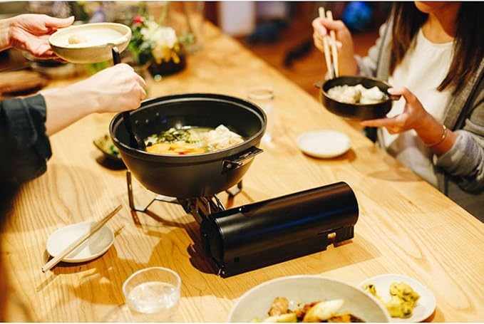 Snow Peak's Home & Camp Burner, Khaki, GS-600KH-US, Designed in Japan, Lifetime Product Guarantee, Lightweight and Compact for Camping, Stable Base for Cooking, One Size