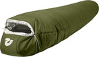Retrospec Dream Mummy Sleeping Bag - 5, 15, & 30°F Cold Weather Camping & Travel Essential Gear with Water - Resistant Shell & Synthetic Fill - Zippered Pocket & Stuff Sack