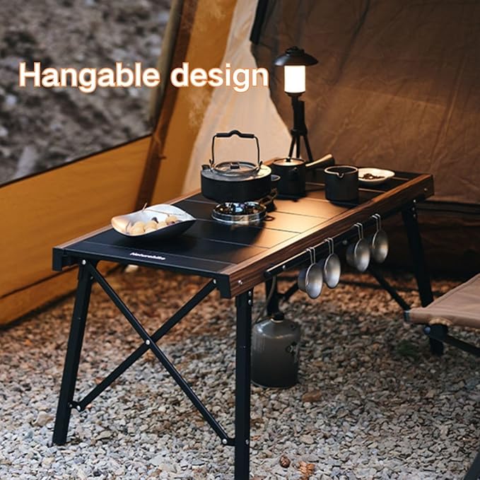 Naturehike Folding IGT Camping Table, Portable IGT Table with Carry Bag, IGT Cook System, Camping Kitchen, Foldable Picnic Table for Outdoor Camp Picnic Car RV Trip Patio Backyard BBQ