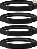 4 Pack Headlamp Strap Replacement Headband, Elastic Headlight Strap Replacement for Black Diamond, Petzl, Energizer, Pelican, Fenix Headlamps 1”, Adjustable Width Comfortable Band (Silicone Anti-Slip)